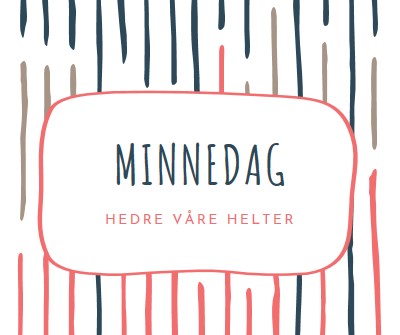 Hedre våre helter white whimsical-line