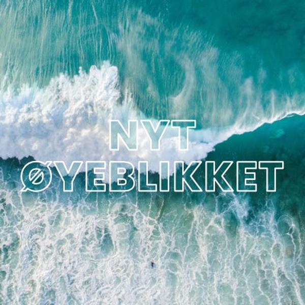 Nyt øyeblikket blue modern-simple