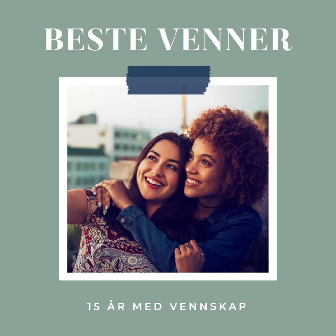 Venner faktisk green modern-simple