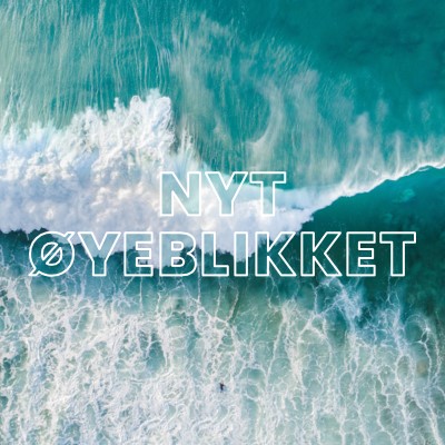 Nyt øyeblikket blue modern-simple