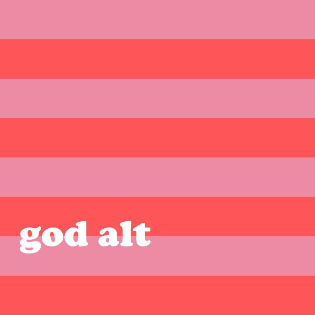 Alt er lystig pink modern-bold