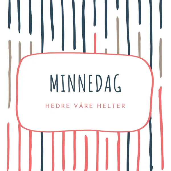 Hedre våre helter white whimsical-line
