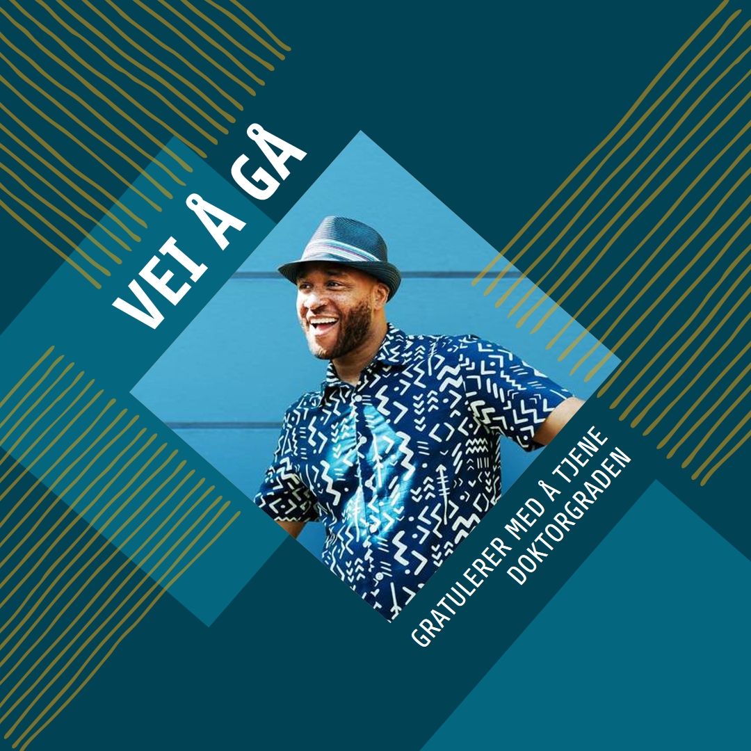 Gratulerer med statsborgerskapet blue modern-simple