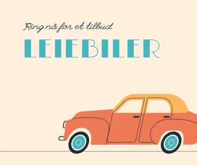 Tilbud på leiebiler orange whimsical-color-block