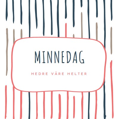 Hedre våre helter white whimsical-line