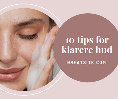 10 tips for klarere hud purple modern-simple