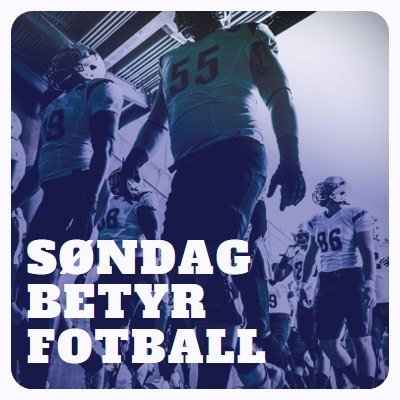 Søndag betyr fotball purple modern-bold