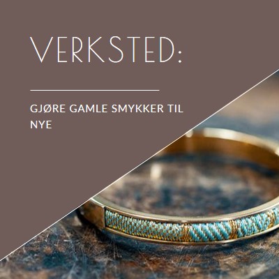 Smykker verksted brown organic-simple