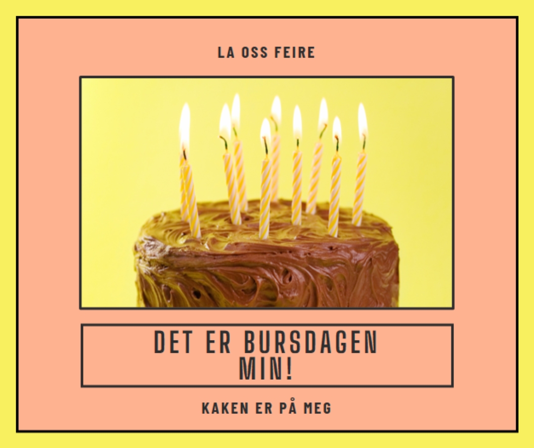 La dem spise kake pink modern-bold