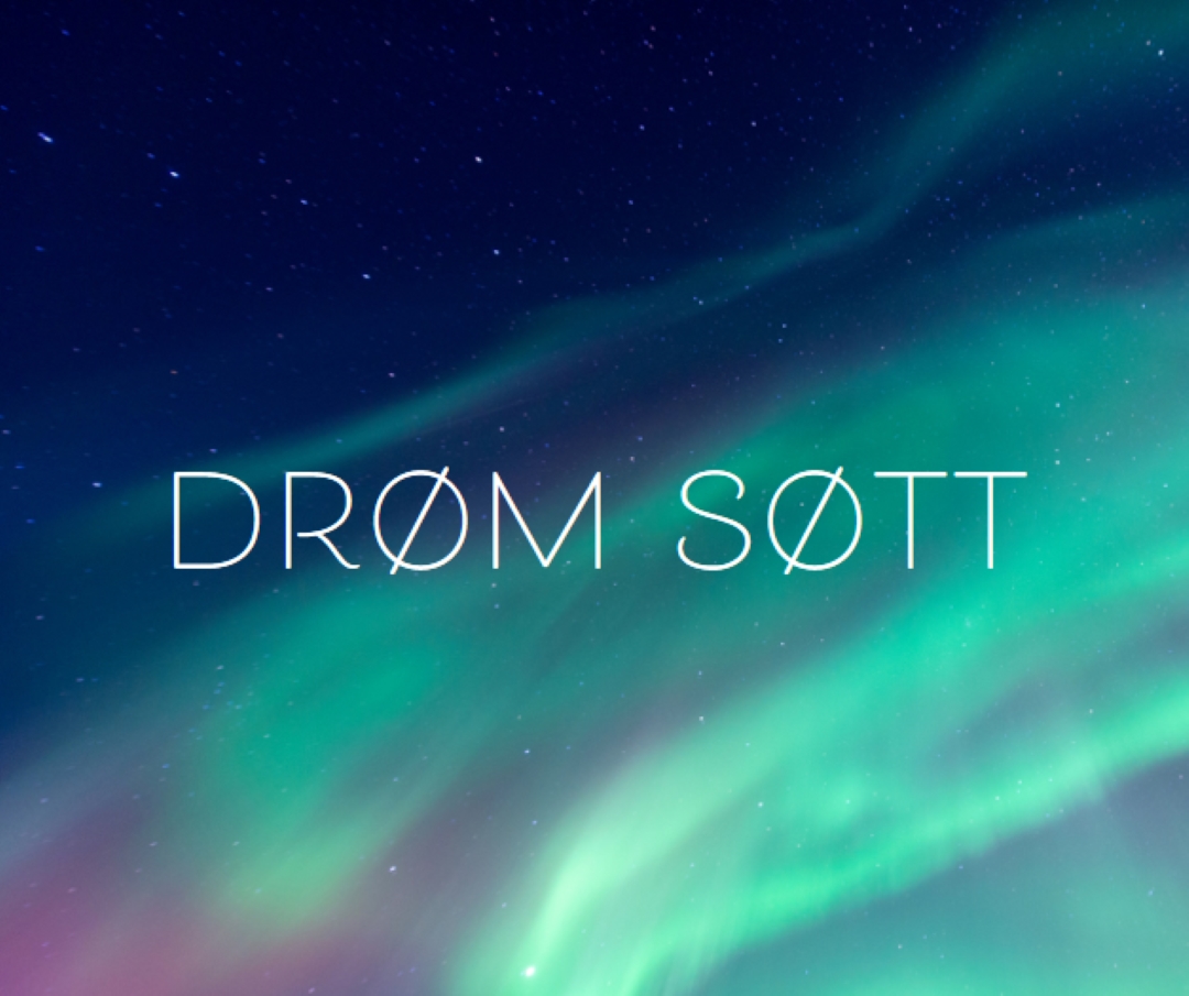 Søte drømmer nattehimmelen blue modern-simple