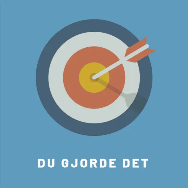 Ved mål blue modern-bold