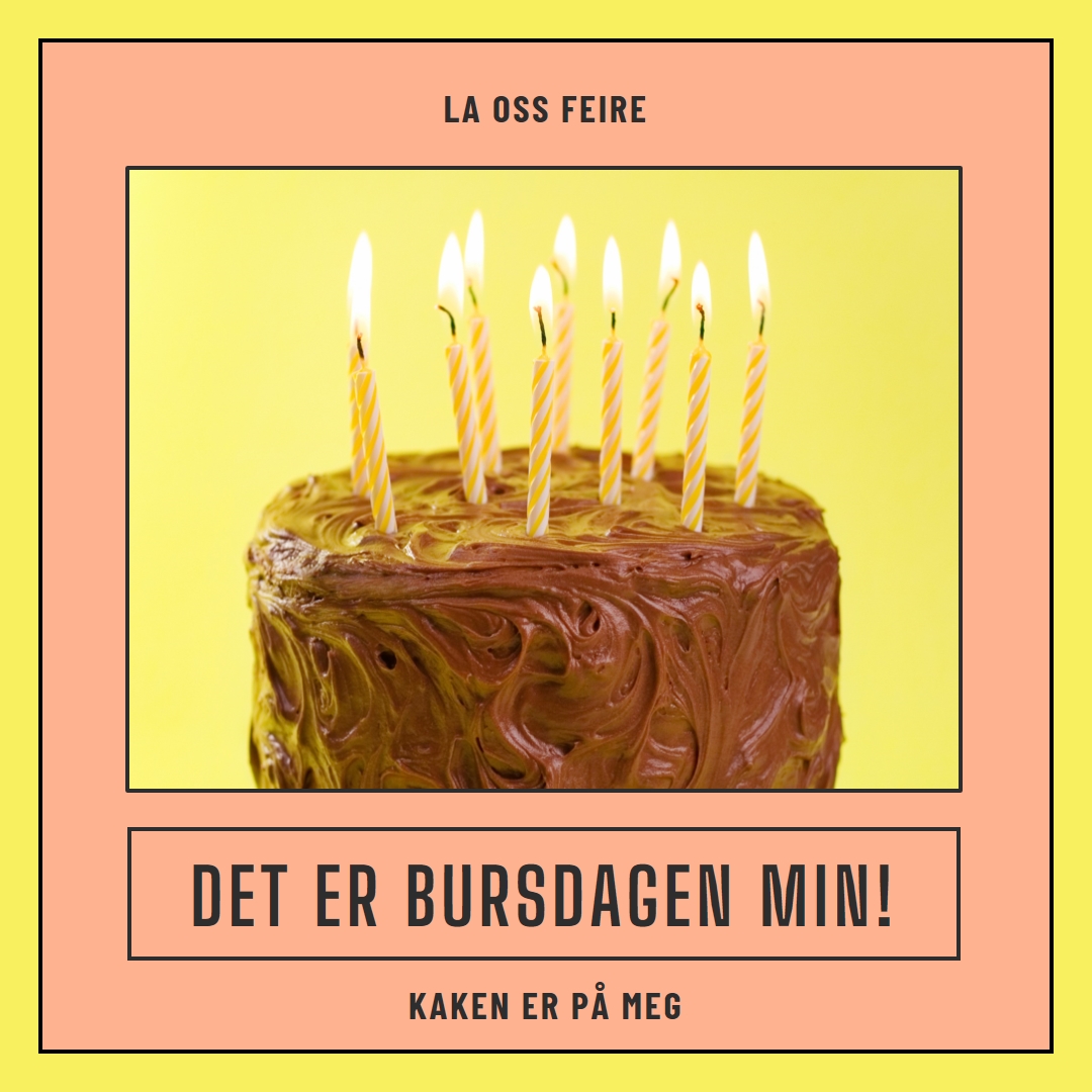 La dem spise kake pink modern-bold