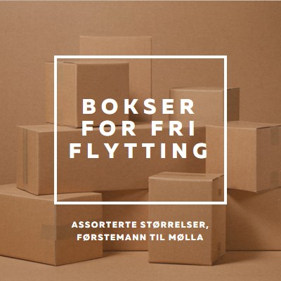 Bokser for fri flytting brown modern-simple