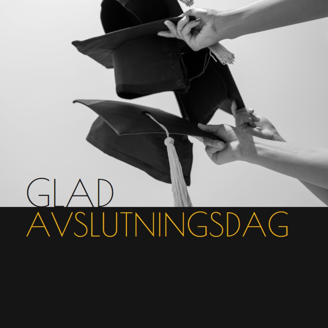 God avslutningsdag black modern-simple