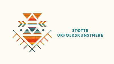 Støtte urfolkskunstnere white modern-geometric-&-linear