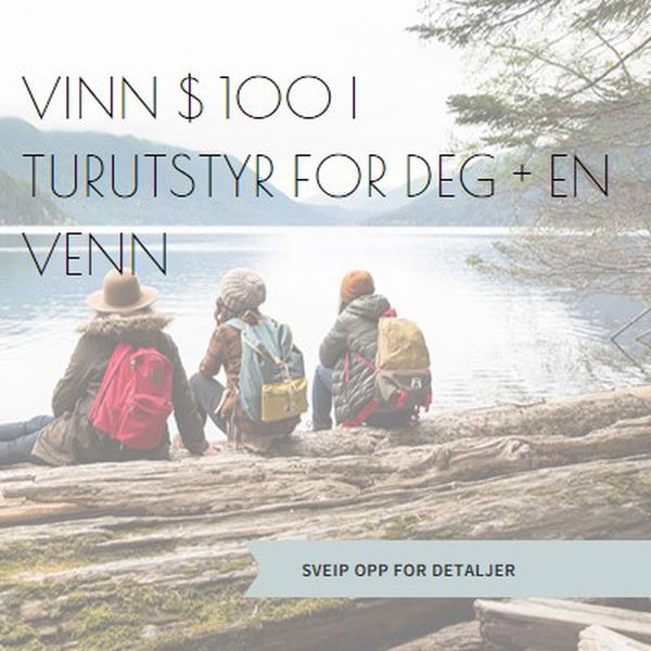 Vinn for deg og en venn blue modern-simple