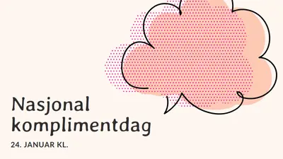 Ferskenboble pink whimsical-line