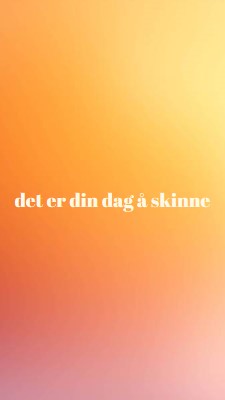 Nådig gradering orange modern-simple