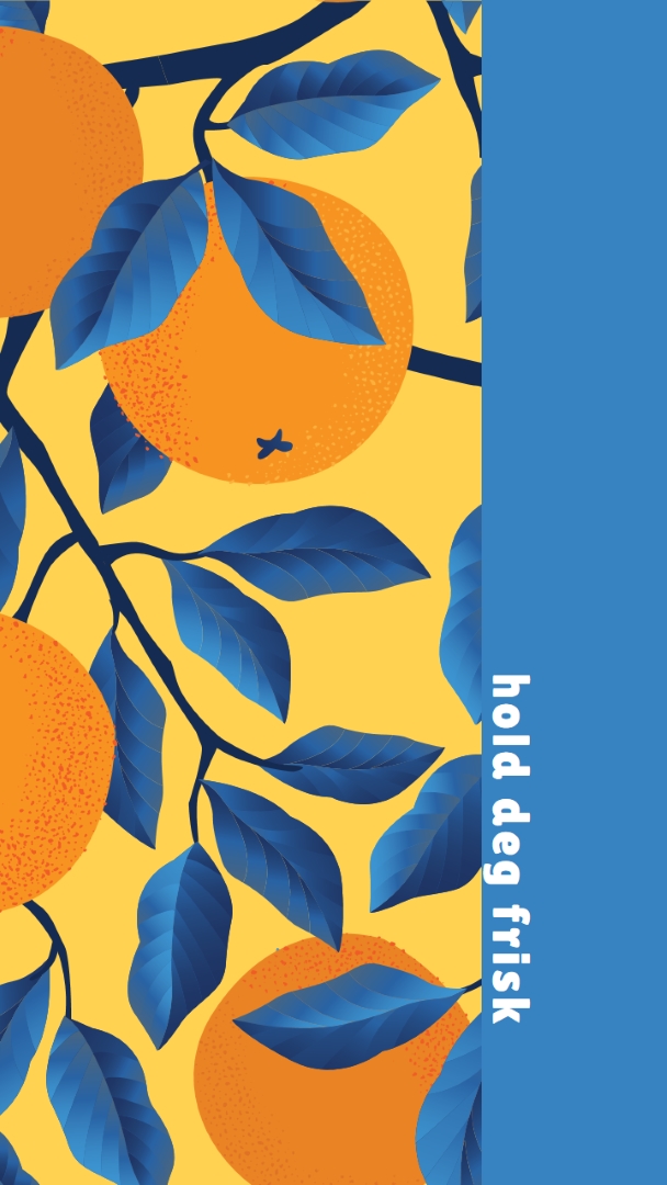 Hold deg frisk blue organic-simple