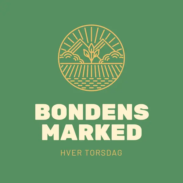Kom til bondens marked green clean,simple,logo,organic,typographic,rustic