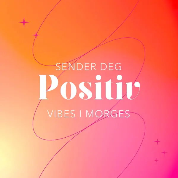 Ønsker deg positivitet pink modern,line,gradient,simple,typographic
