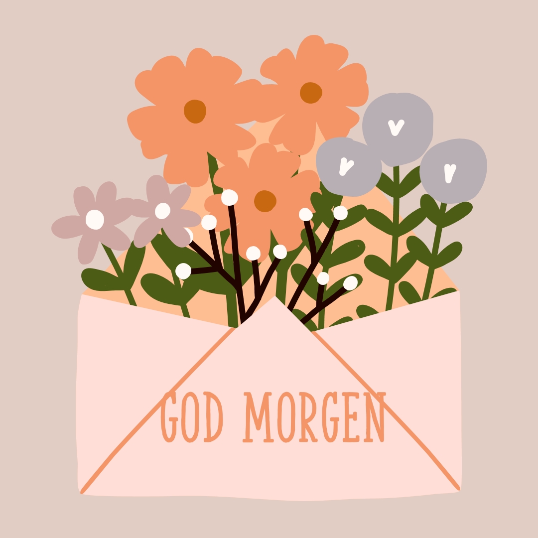 Morgenbukett pink cute,whimsical,envelope,floral,relaxed,happy