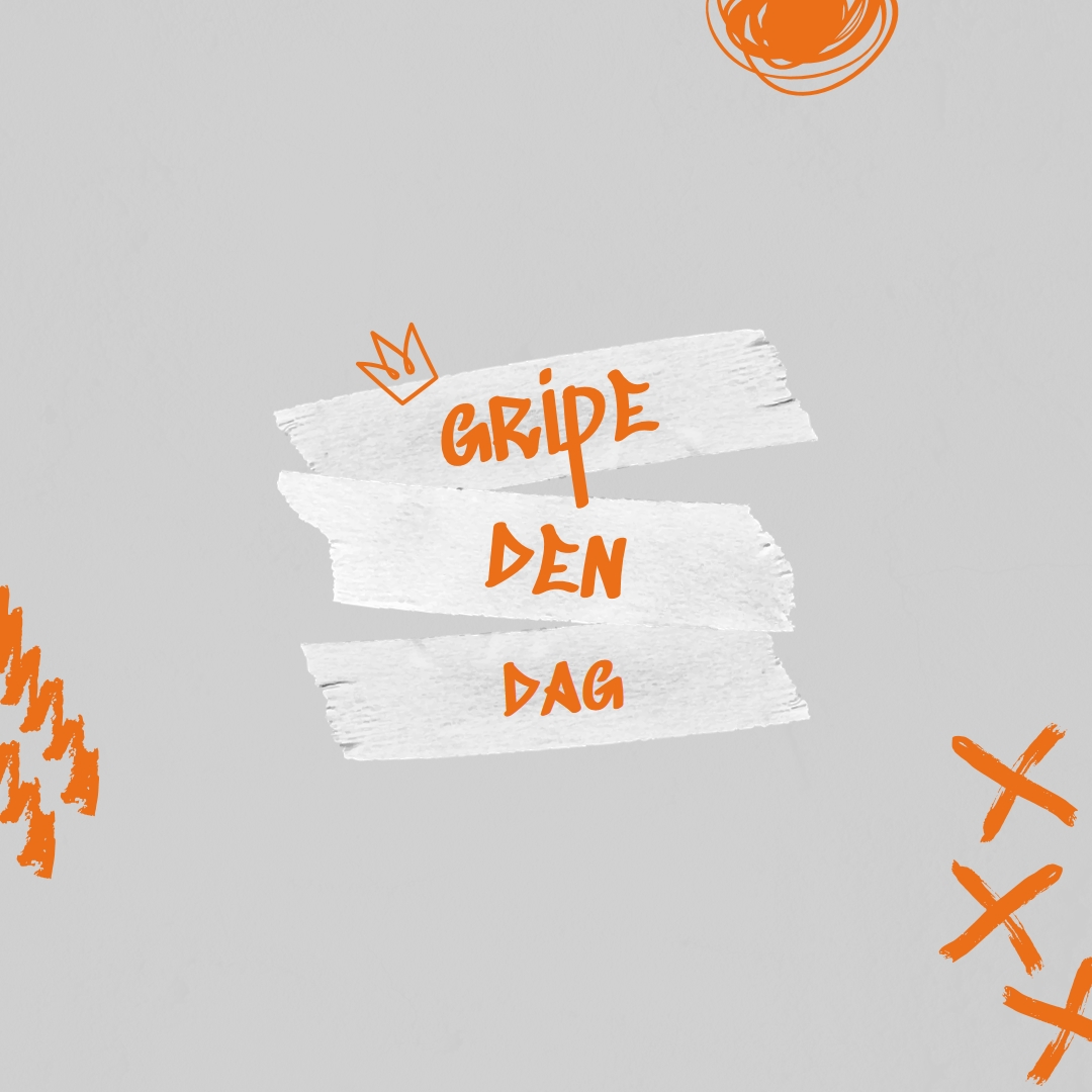 Gripe dagen orange modern,grungy,scribbles,doodles,irregular,brushstroke
