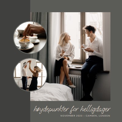 Høydepunkter for helligdager i november gray modern,elegant,shapes