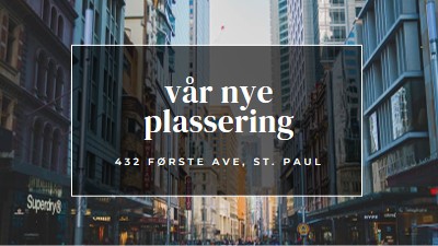 Plasseringsplassering gray modern-simple