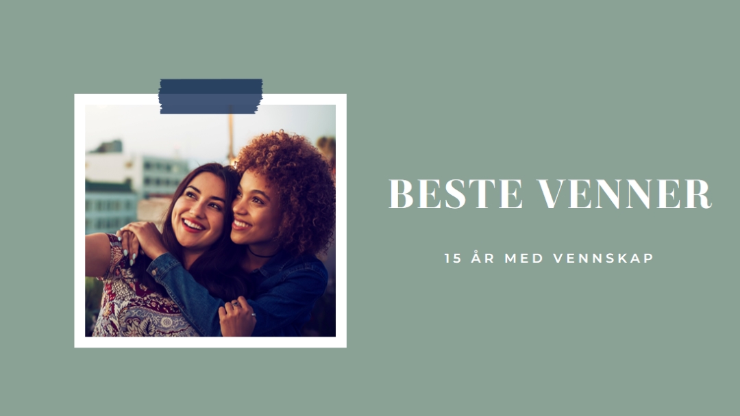 Venner faktisk green modern-simple