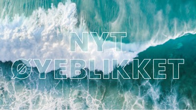 Nyt øyeblikket blue modern-simple