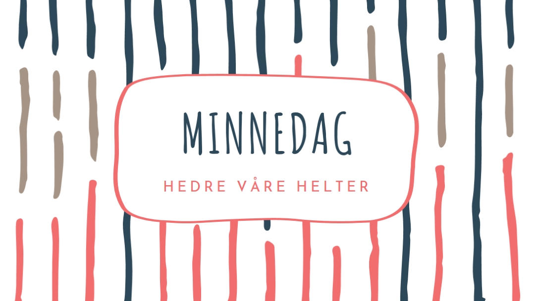 Hedre våre helter white whimsical-line