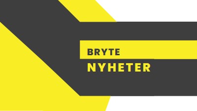 Nyheter flash yellow modern-bold