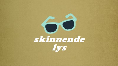 Skinnende strålende solskinn green vintage-retro