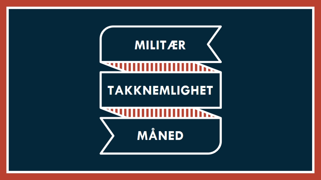 Feirer militær takknemlighet måned blue modern-simple