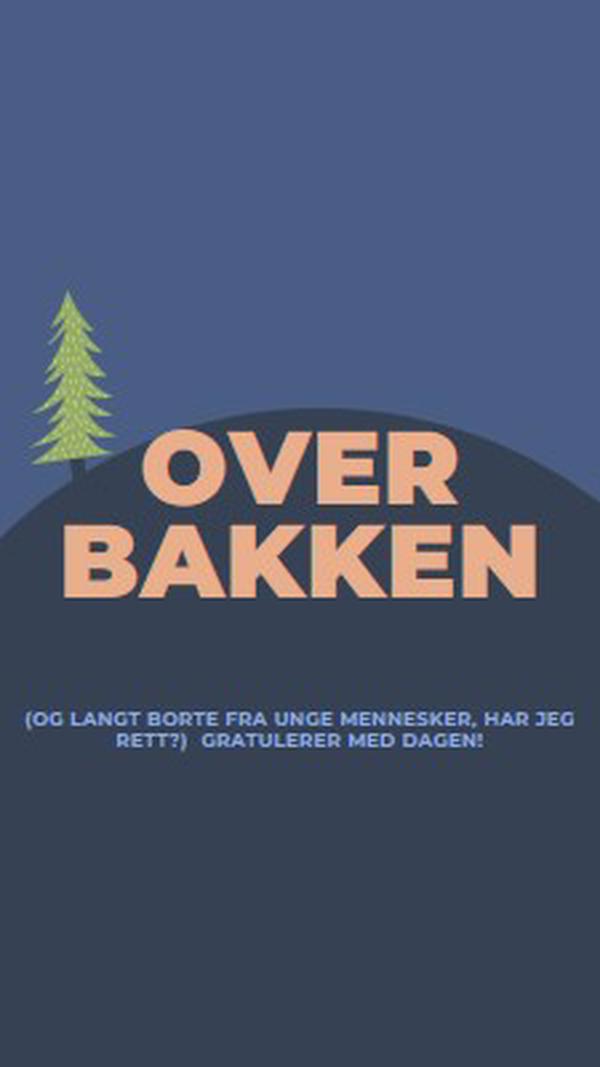 Over bakken blue modern-bold