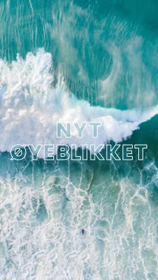 Nyt øyeblikket blue modern-simple