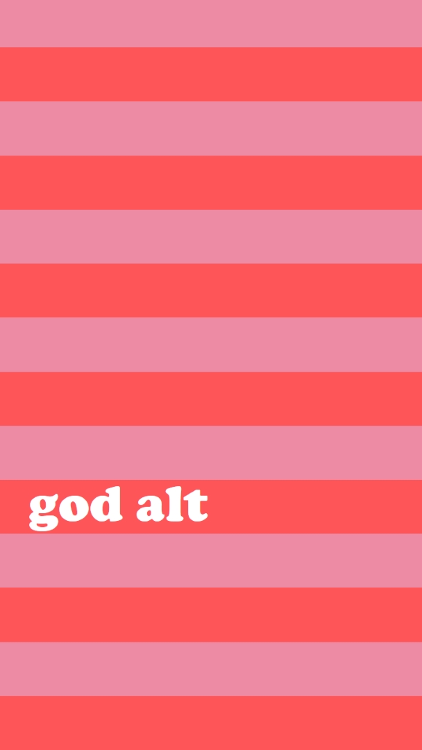 Alt er lystig pink modern-bold