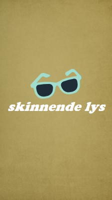 Skinnende strålende solskinn green vintage-retro