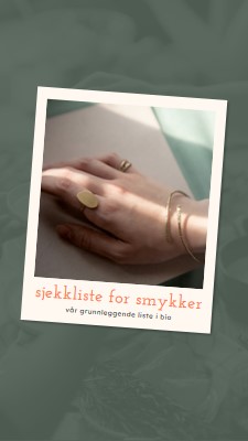 Smykker? Sjekk white organic-simple