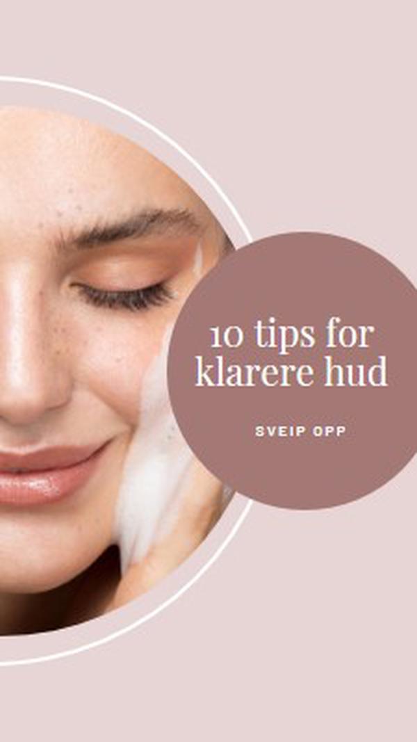 10 tips for klarere hud purple modern-simple