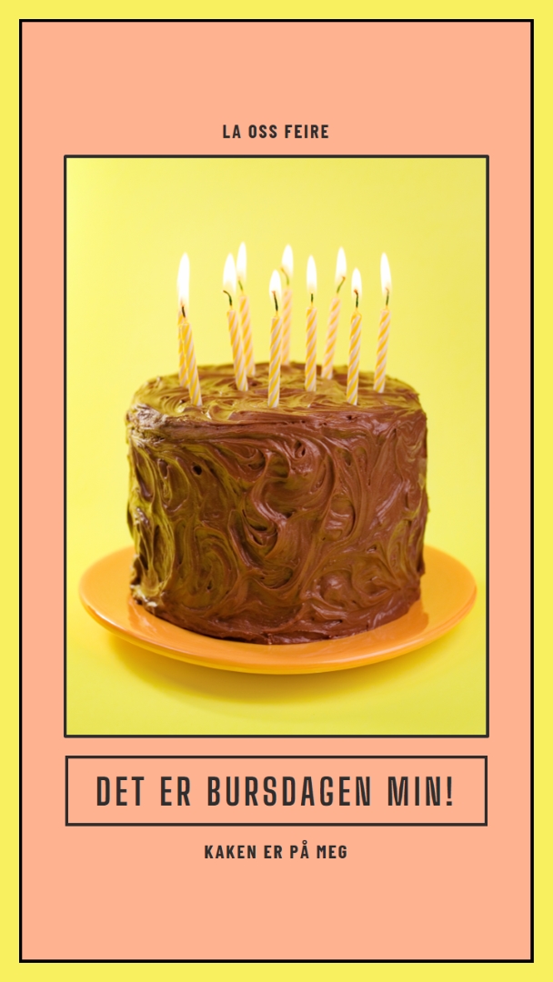 La dem spise kake pink modern-bold