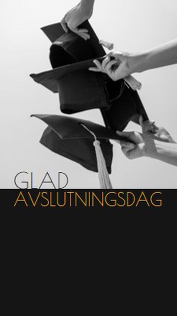 God avslutningsdag black modern-simple