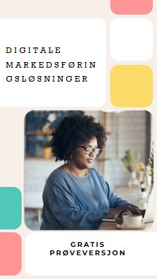 Gratis markedsføring white modern-bold