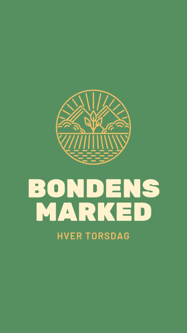 Kom til bondens marked green clean,simple,logo,organic,typographic,rustic