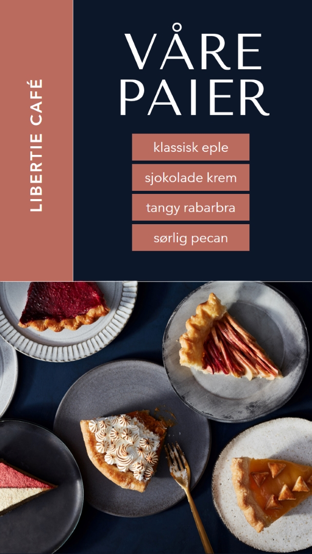 Nyt våre paier blue simple,classic,organized