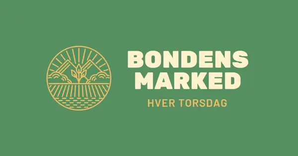Kom til bondens marked green clean,simple,logo,organic,typographic,rustic