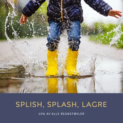 Puddle hopping blue modern-simple