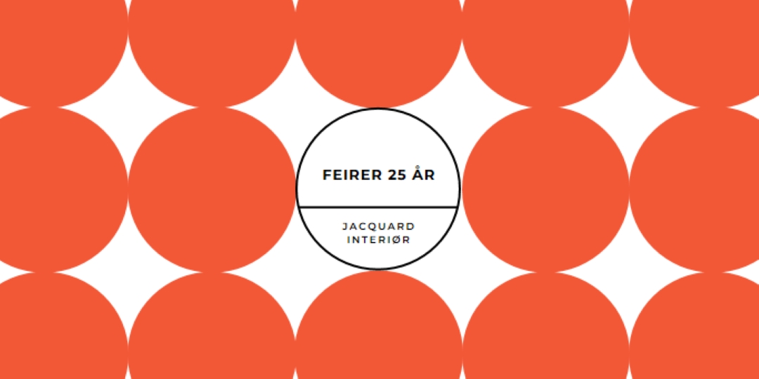 Feirer 25 år orange modern-geometric-&-linear