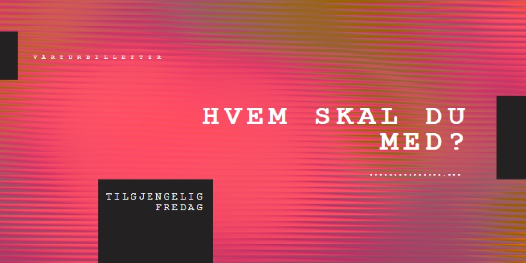Konsertlys pink modern-bold
